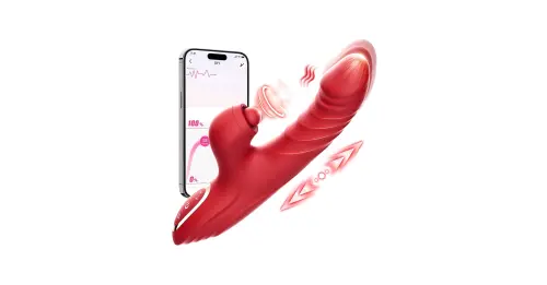 Toendi G Spot Rose Toy Dildo Vibrator