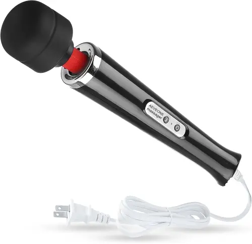 YEVIOR Wired Powerful Handheld Massager with 10 Pulse Settings